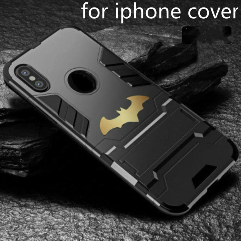 Роскошный чехол с изображением Бэтмена для iphone 7 8 plus защитный жесткий из