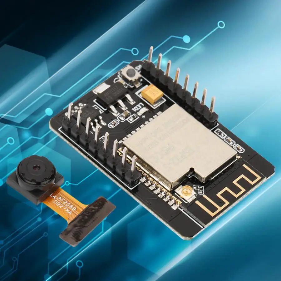 Панель розетки ESP32 CAM WiFi + BT макетная плата с модульной ЖК дисплеем панель