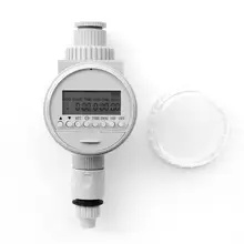 Solar Digital LCD Irrigation Controller Auto Watering Timer Water Saving Irrigation Controller Garden Tool Plastic White Solar Digital LCD Irrigation Controller Auto Watering Timer Water Saving Irrigation Controller Garden Tool Plastic White