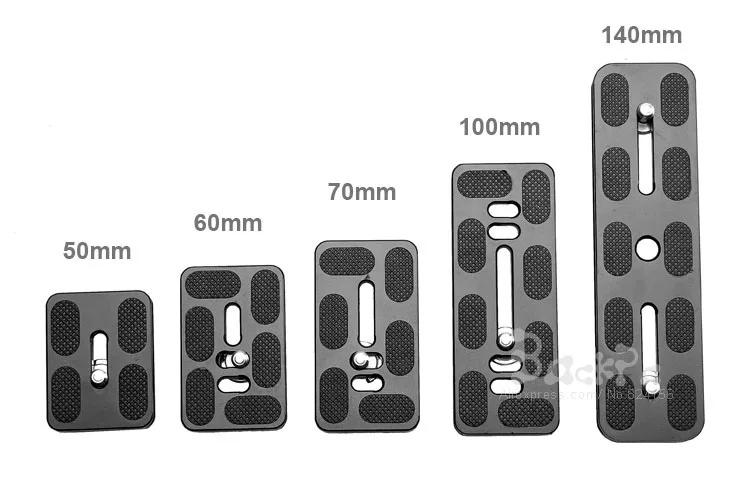 PU60 универсальная пластина быстрого крепления для Arca Swiss Benro B1 B2 B3 J1 J2 Ballhead 1/" с шаровой головкой для DSLR камеры