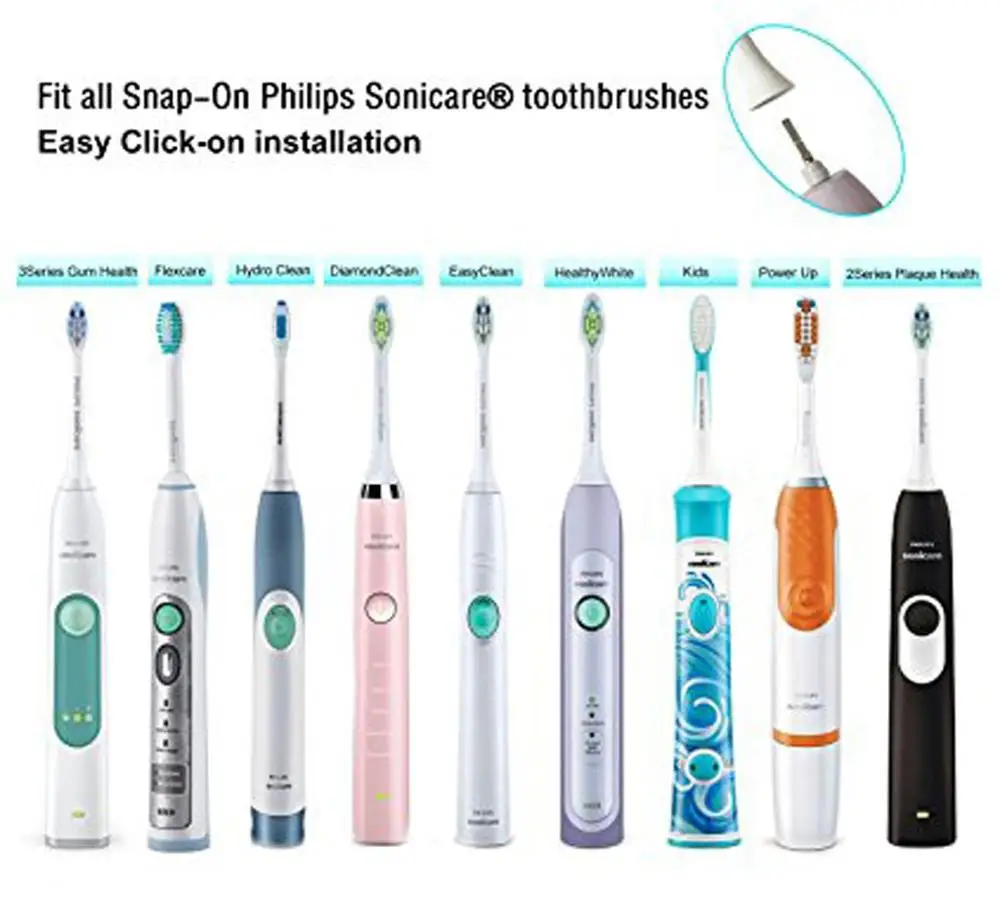 Головки зубных щеток для PHILIPS Sonicare FlexCare Diamond Clean HX6902 HX6064 HX6930 HX9340 HX6950 HX6710 HX9140 HX6530