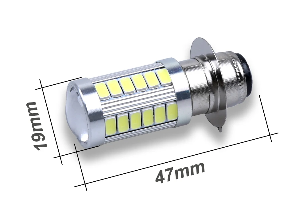 1X PX15D 33 SMD H6M светодиодный туман светильник лампа авто мото велосипед детский