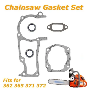 

DWZ Metal Gasket Set W/Oil Seals For 362 365 371 372 Chainsaws Tool