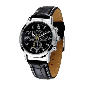 

Nary Watch Leather Men Watch Mens Sport Watch Japanese Quartz Movement 30M Waterproof Watch