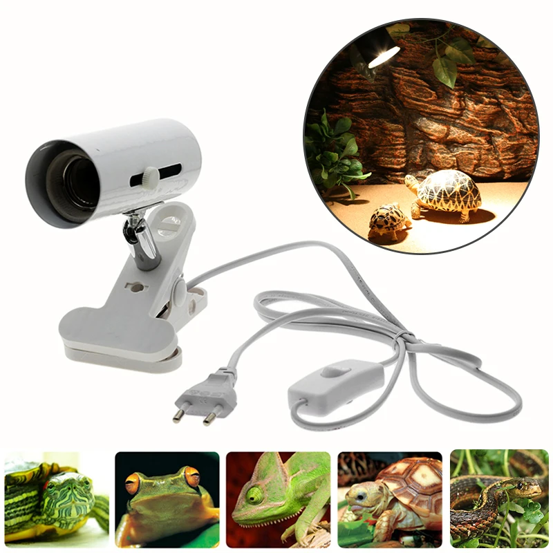 font b Pet b font Heating Lamp Holder UVB UVA Bulb Aquarium Lighting Infrared Ceramic