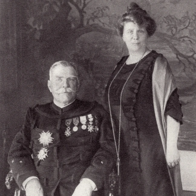 General Joffre And His Wife Madame Joffre. Joseph Jacques Cesaire Joffre 1852Plaques & Signs