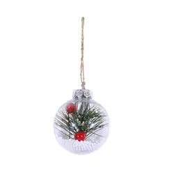 Шарики для рождественских елок ясно орнаментом кулон вечерние круглый унисекс 1, 2, 3, 4 Домашняя Повседневное 20 г Украшения