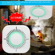 Автономный Фотоэлектрический Дымовой Сигнализатор Высокой чувствительный беспроводной системы безопасности автономный датчик задымления Датчик противопожарной защиты
