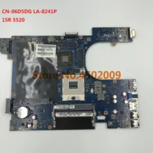 Для dell Inspiron 5520 LA-8241P CN-06D5DG 06D5DG 6D5DG Материнская плата ноутбука с HD7670M GPU тестирование работы