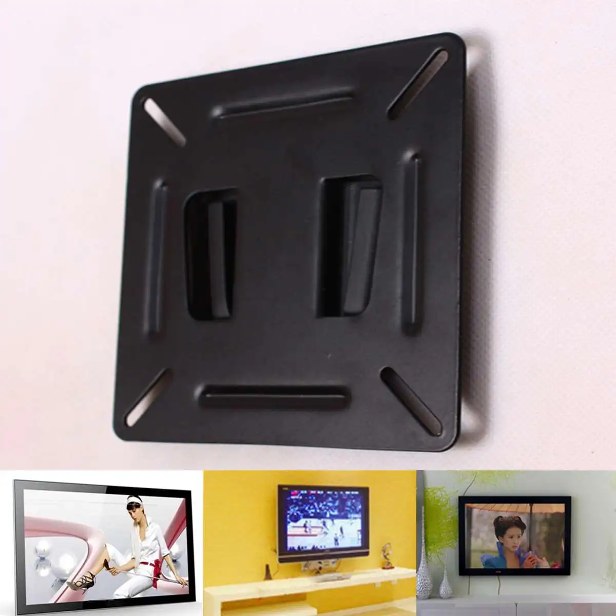 24 inch LED LCD Wall Hanging Flat Panel TV Bracket Holder Stand For TV