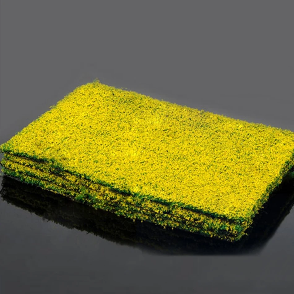 

30*20*0.5cm DIY Model Terrain Turf Sand Table Building Model Material Landscape Floral Meadow Multi-color