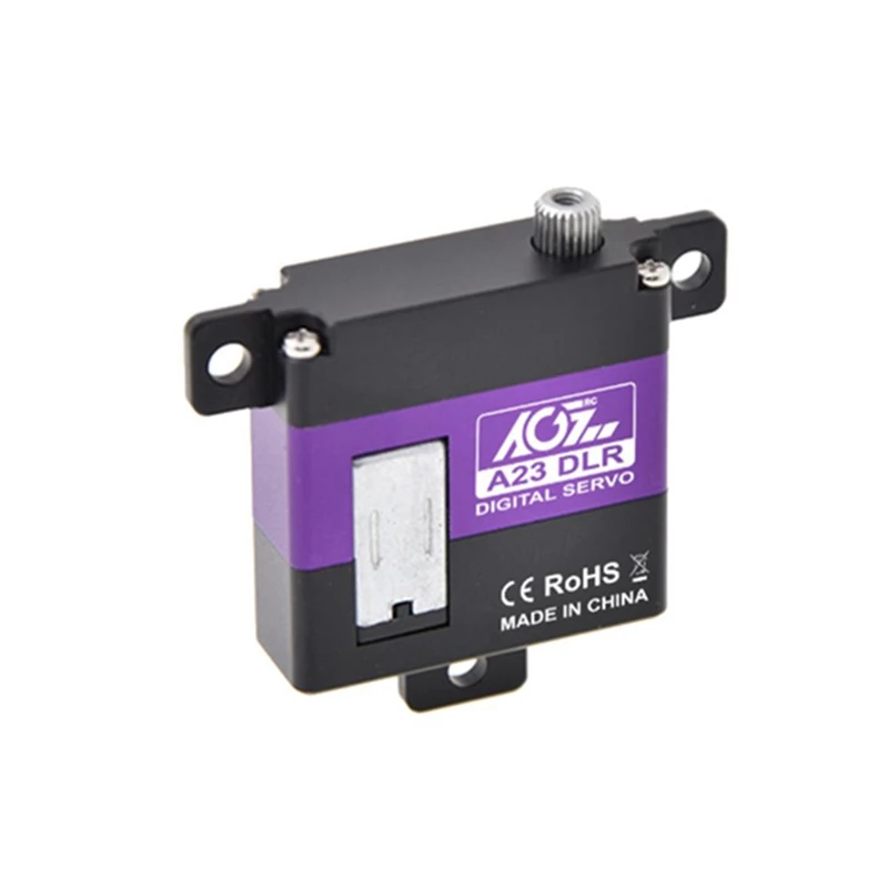 AGF A23DLR Full CNC Aluminium Case Remote Control Airplane Parts Digital Mini Servo for Fixed Wing RC Airplane Glider