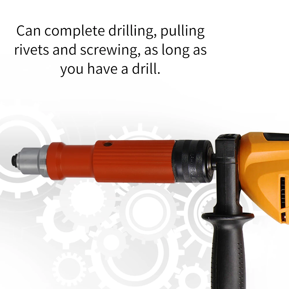 Электрическая заклепочная гайка машина Беспроводная клепальная Дрель адаптер клепальщик Вставка Гайка инструменты подходит для 3,2-4,8 мм заклепки интерфейс