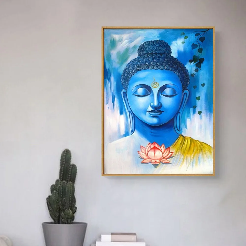 

DIY Diamond Painting Cross Stitch Buddha Picture Home Decoration 5D Acupuncture Diamond, Diamond Embroidery Handmade Gift