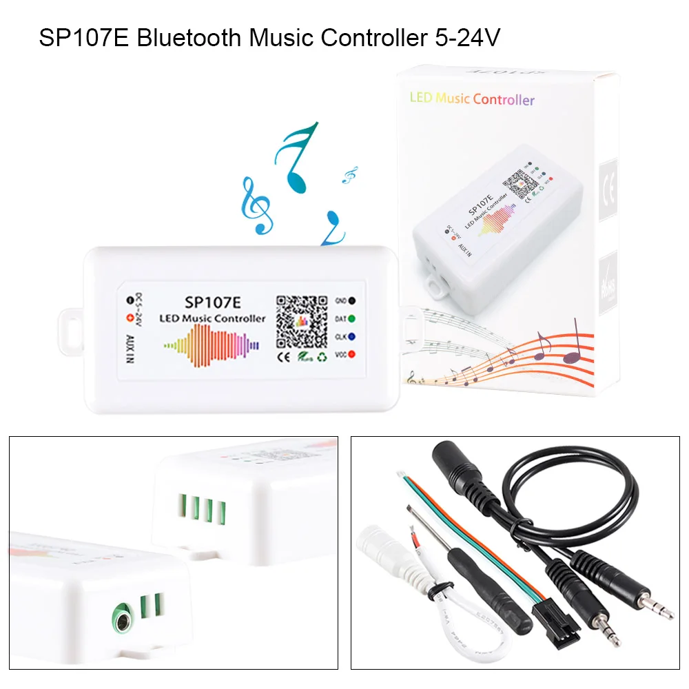 Мини контроллер ws2811 ws2812 5 24 В 3 ключа RF 17Key 21Key Bluetooth музыка Wi Fi для светодиодной