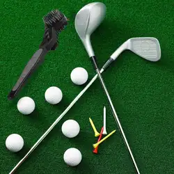 Гольф-клуб щетка для гольфа паз щетка для чистки 2 сторонних Гольф-клюшка клиновидная мяч паз очиститель комплект инструмент для очистки Gof
