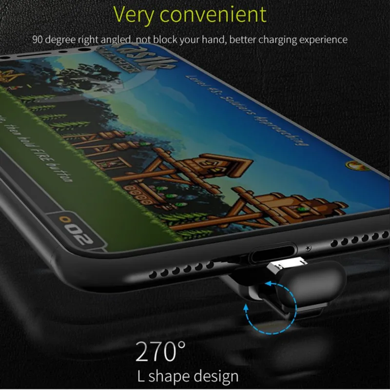Wsken شاحن هاتف محمول يعمل بنظام تشغيل أندرويد لعبة كابل مايكرو كابل usb لسامسونج S7 S6 Xiaomi هواوي سريع شحن سلك Microusb 2 شفط الكؤوس سلك