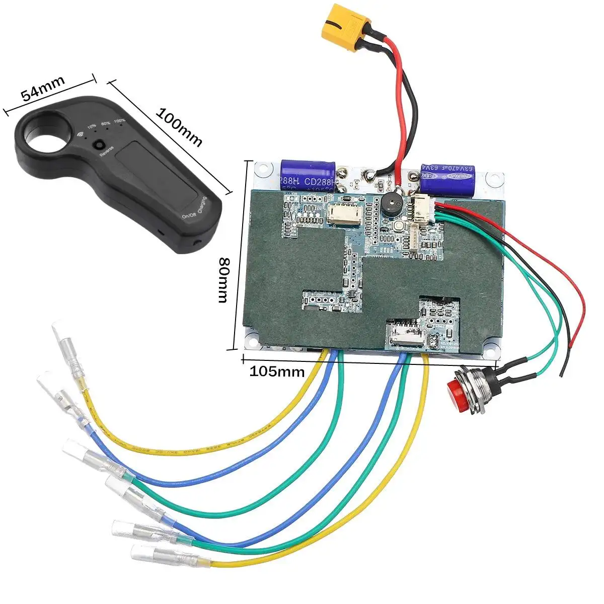24 V/36 V monopatín eléctrico controlador de Longboard remoto motores duales CES sustituir partes Scooters Tabla de Skate Accesorios - 5