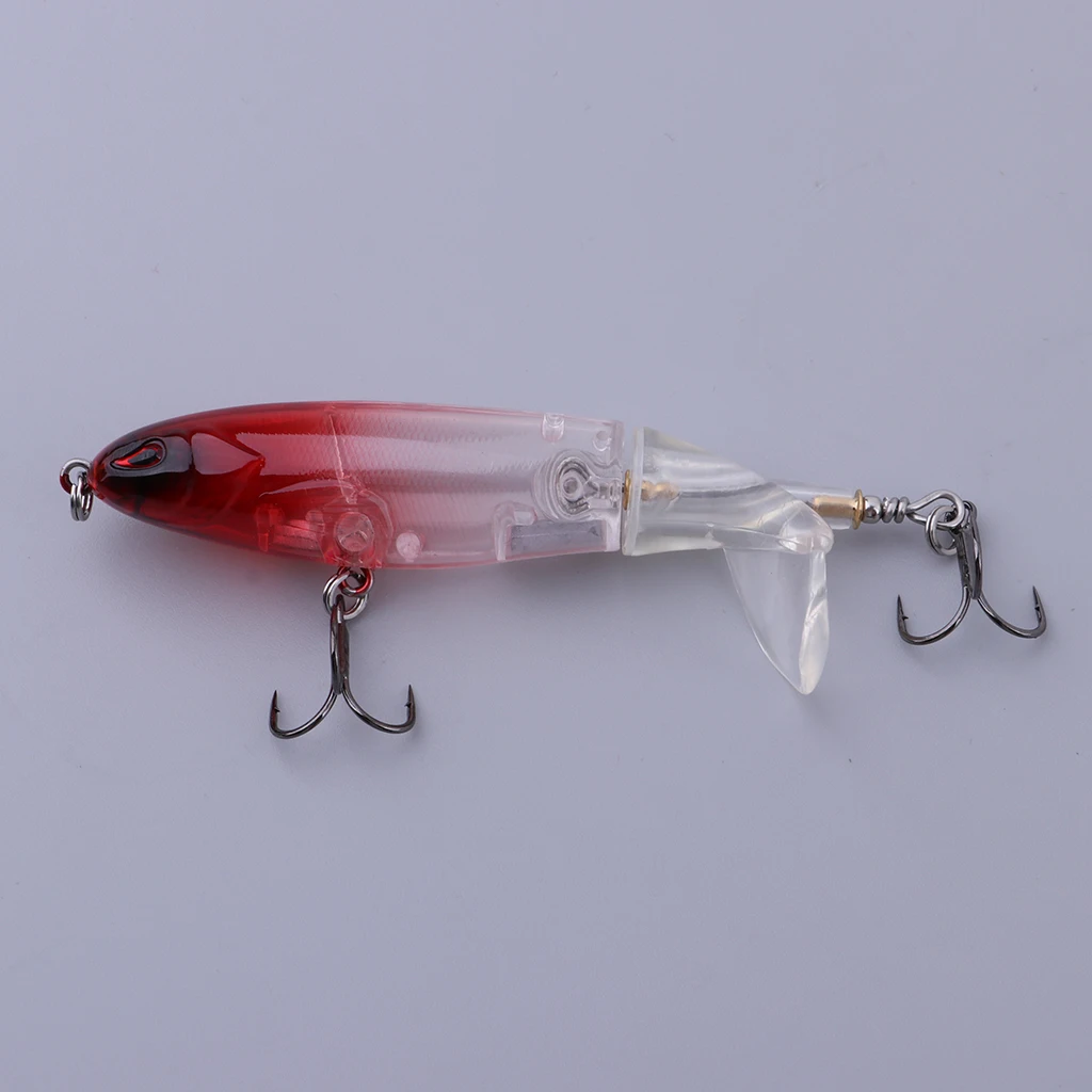 

Lifelike Ice Lure Topwater Floating Hard Bait Decoy With 2 Treble Hook