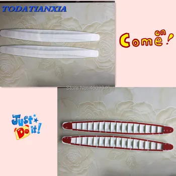 

2pcs Car Bumper Protector Strip sticker for citroen c4 golf mk2 mini cooper r53 volkswagen golf 6 mazda 2 opel zafira b astra j