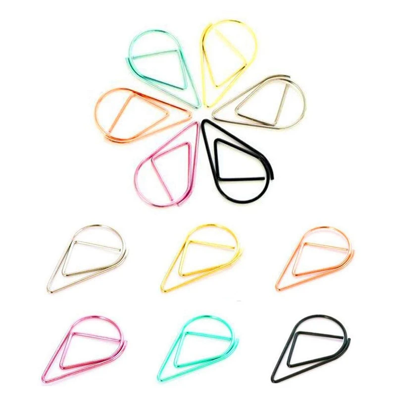 Decorative Binder Clips Foldback Clip Document Artistic New Shape 100 X Paper 2.5cm | Канцтовары для офиса и дома
