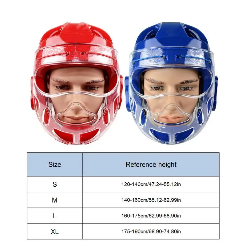 Маска на голову для тхэквондо, для взрослых и детей, каратэ, защитные головные уборы, защита для бокса, Санда, муай тай, маска, шлем