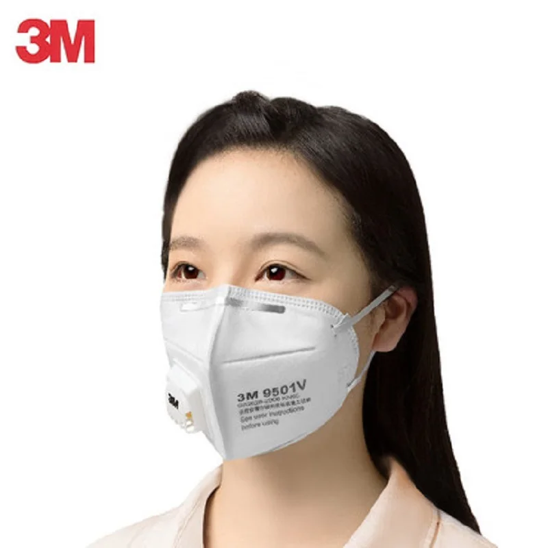 

5/10pcs 3M N95 9501V/9502V Dust Mask Protective Anti-PM 2.5 Fog Mask Safety Influenza Riding Respirator Anti-particles Filter