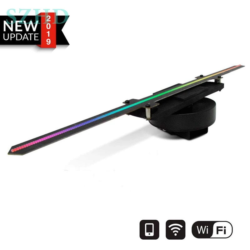 SZHD 2019 65Z holo 65 Dseelab hologram 3d led fan 3d holographic led advertising display SZHD 2019 65Z holo 65 Dseelab hologram 3d led fan 3d holographic led advertising display