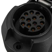 13 Pin Caravan грузовик розетка разъем адаптера 12 V трейлер Ван буксир буксировщик