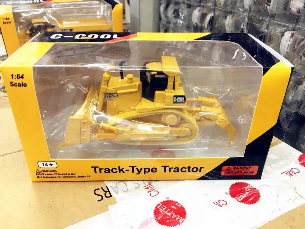 

1/64 Construction vehicles Track-Type Tractor Diecast Model C-COOL Model