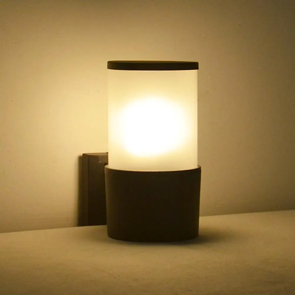 HA CONDOTTO LA Lampada Da Parete per Esterni Rotondo Singola/Doppia Testa Lampada Da Parete In Vetro 220 V E27 Sorgente di Luce di Lampadina Del Cereale Del LED durevole 10 W Sorgente di Luce