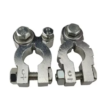

Thickened Nickel Titanium Alloy Battery Terminals Connectors Clamps Set General Purpose Battery Cable Terminal Adapter Car Batte