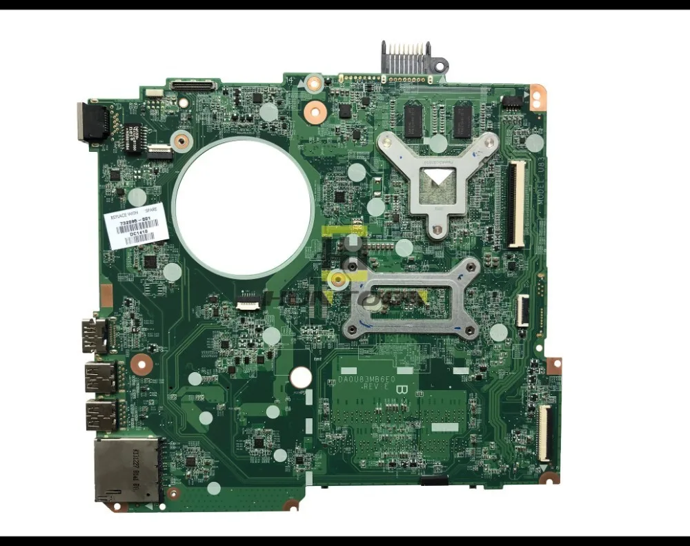 Материнская плата для ноутбука HP Pavilion 15 N 737669 501 DA0U83MB6E0 SR170 DDR3L 100% высокое качество