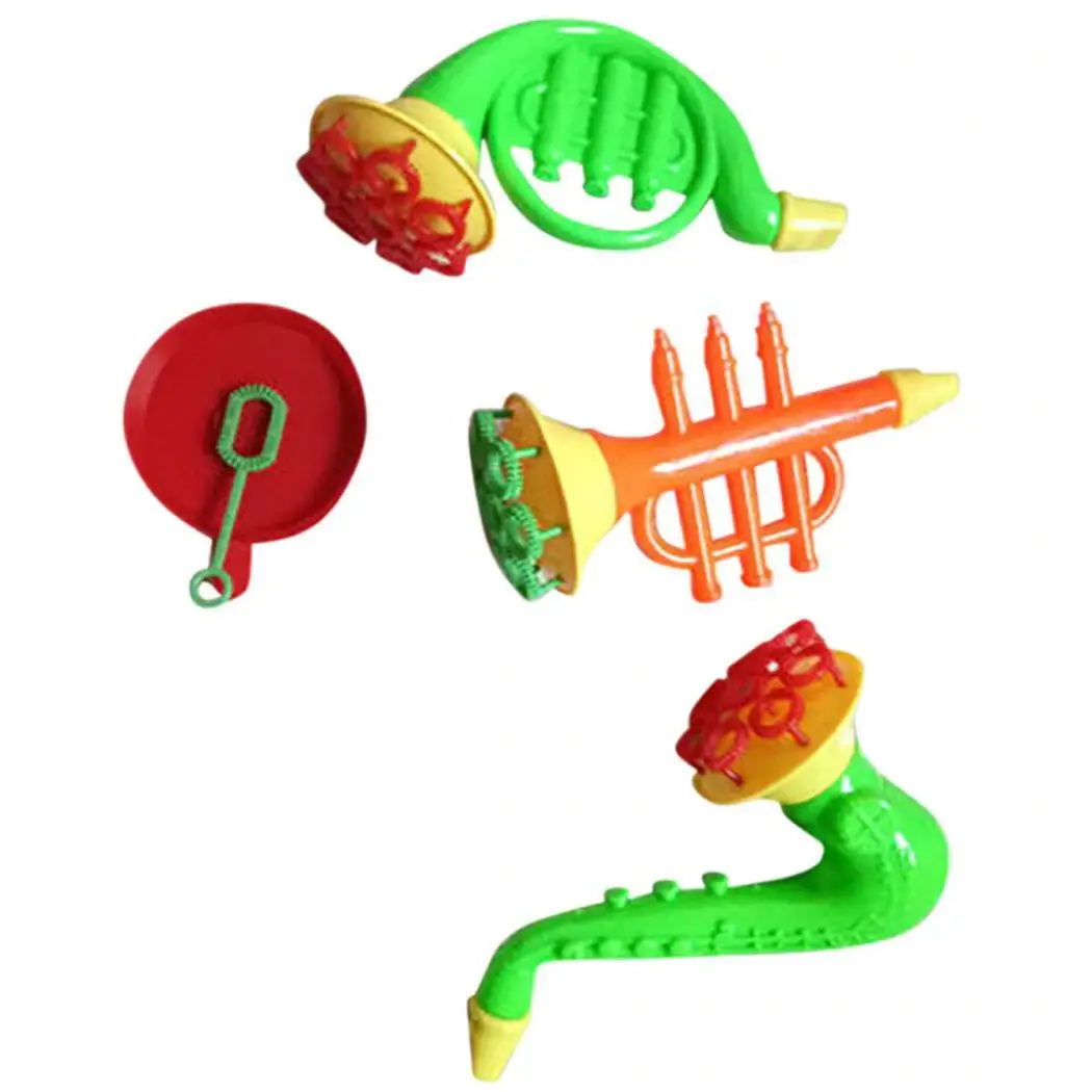 Random Color Water Blowing Toys Bubble Soap Bubble Blower Outdoor Kids Child Toys