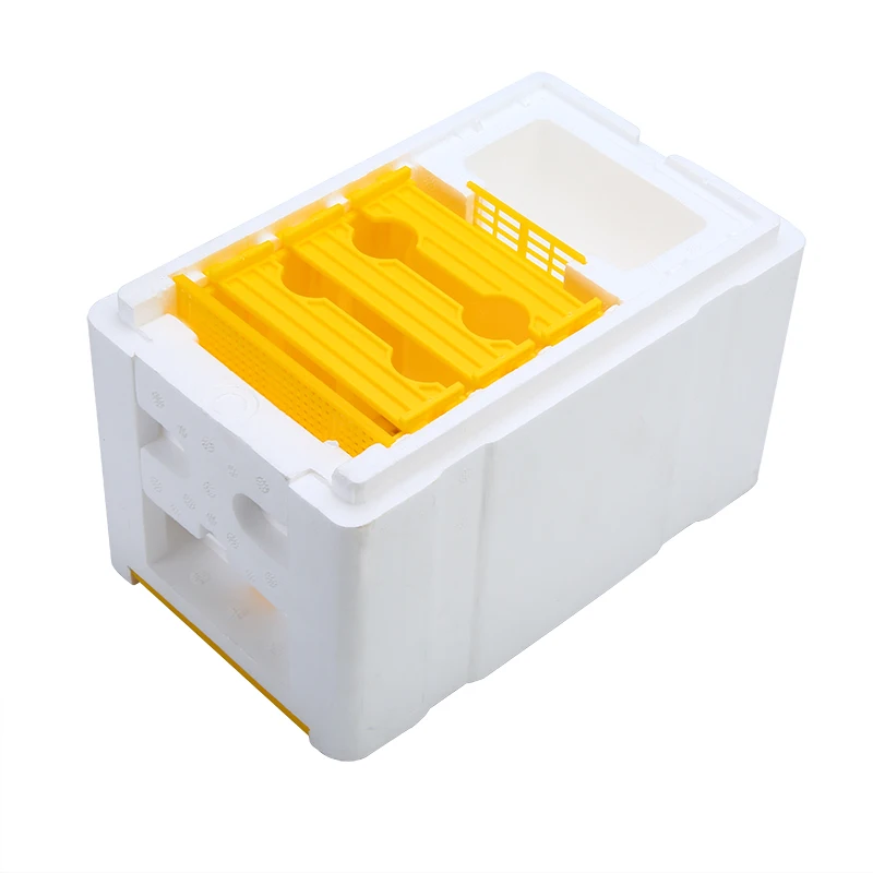 

Beekeeping Frame Holder Box Auto Honey Beehive Frames Beekeeping Kit Bee Hive King Box Pollination Box Foam + Plastic