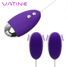 VATINE 12 Frequency AAA Battery Vibrators 2 Vibrating Eggs Dildo realistic Sex toys for women female Multispeed Adult Product