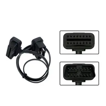 

Adeeing 60cm Diagnostic Cable OBD2 Extension Cable OBD2 16Pin 8Core OBD II Connector diagnostics OBD2 Extension Cable r30