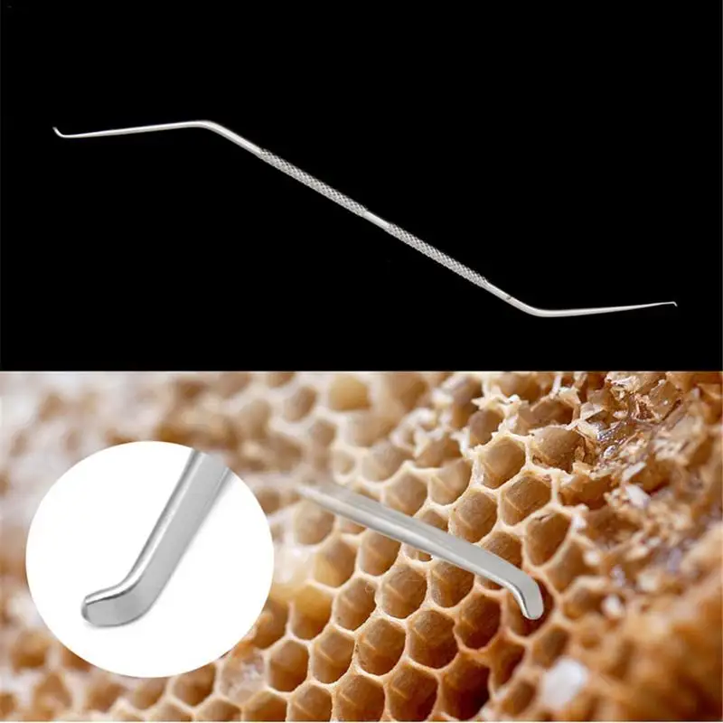 

1 Pc Stainless Steel Two-way Grafiting Needle Tools Beekeepers Bee Keeping Tools