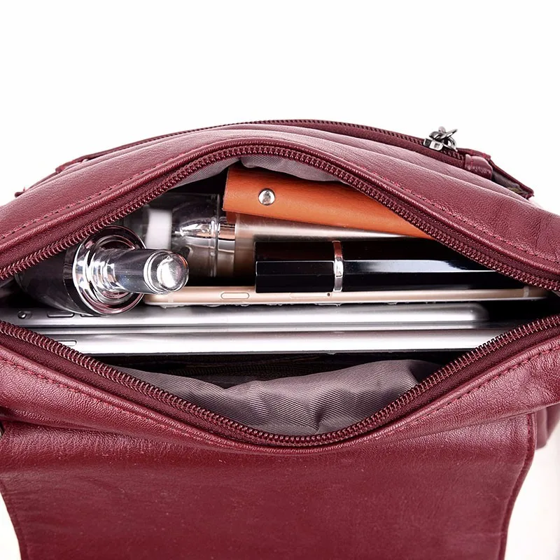 2019 Female Messenger Bag Sac A Main Crossbody Bags For Women Leather Shoulder Bags Vintage Handbags High Quality Ladies Bag New