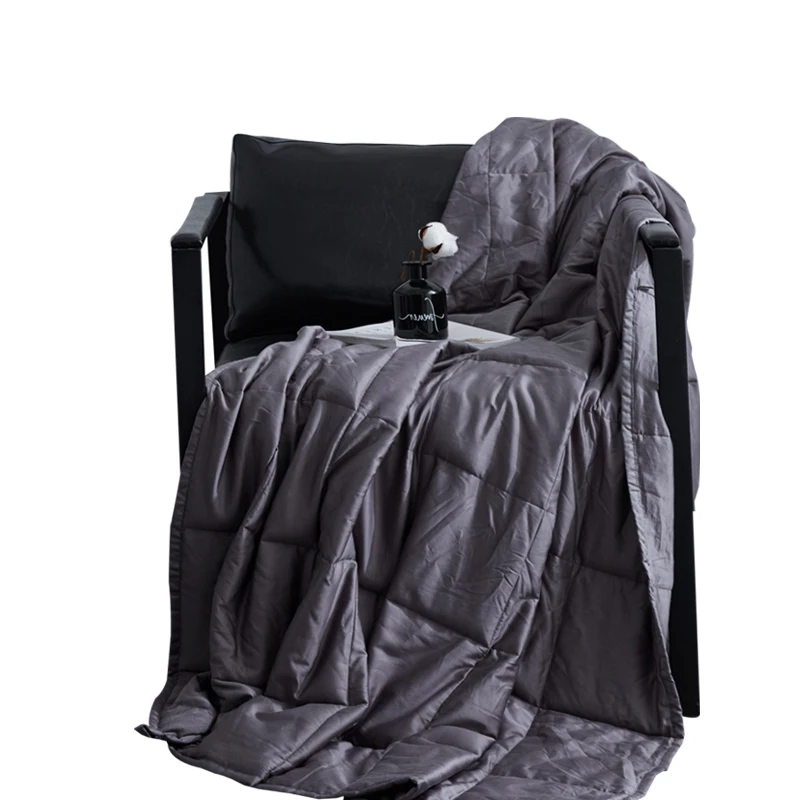

Free Mail 100% Cotton Weighted Blanket Gravity Blanket Sleep Aid Pressure Blanket Decompression Blanket Insomnia Gravity