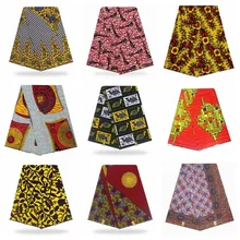 Новейший дизайн настоящий воск настоящий гарантированный голландский горячий воск Настоящая Африканская Ткань 6 ярдов для женского платья