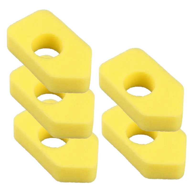 5pcs Yellow Air Filters For Briggs & Stratton 698369 5088D 5088H 5086K 4216 5099 Yellow foam air filter 98900 9b900 9c900 Series