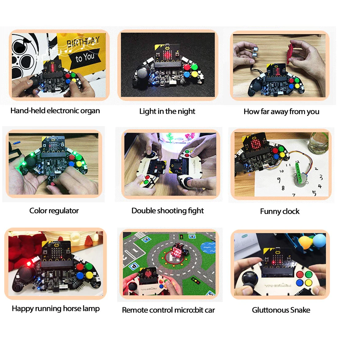 Micro:bit индивидуальный геймпад Расширительная доска ручка микробит робот