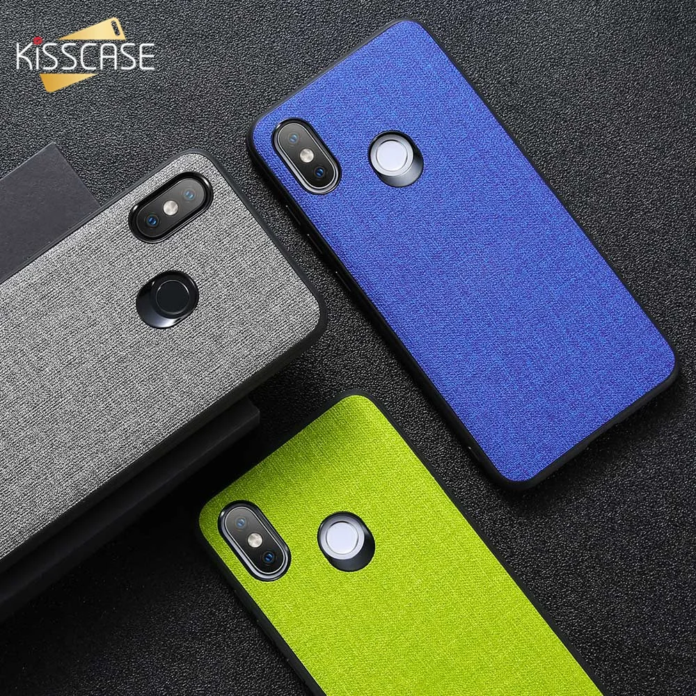 

KISSCASE Fabric Case For Xiaomi Redmi 6 6A Note 5 6 Pro Cover Phone Cases For Xiaomi Mi 8 A1 A2 lite Max 3 Pocophone F1 Capinhas