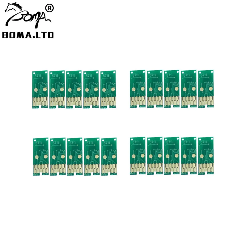 T6711 чип для резервуара технического обслуживания EPSON WF 3540 3620 3640 7110 WP 4520 4530 L1455