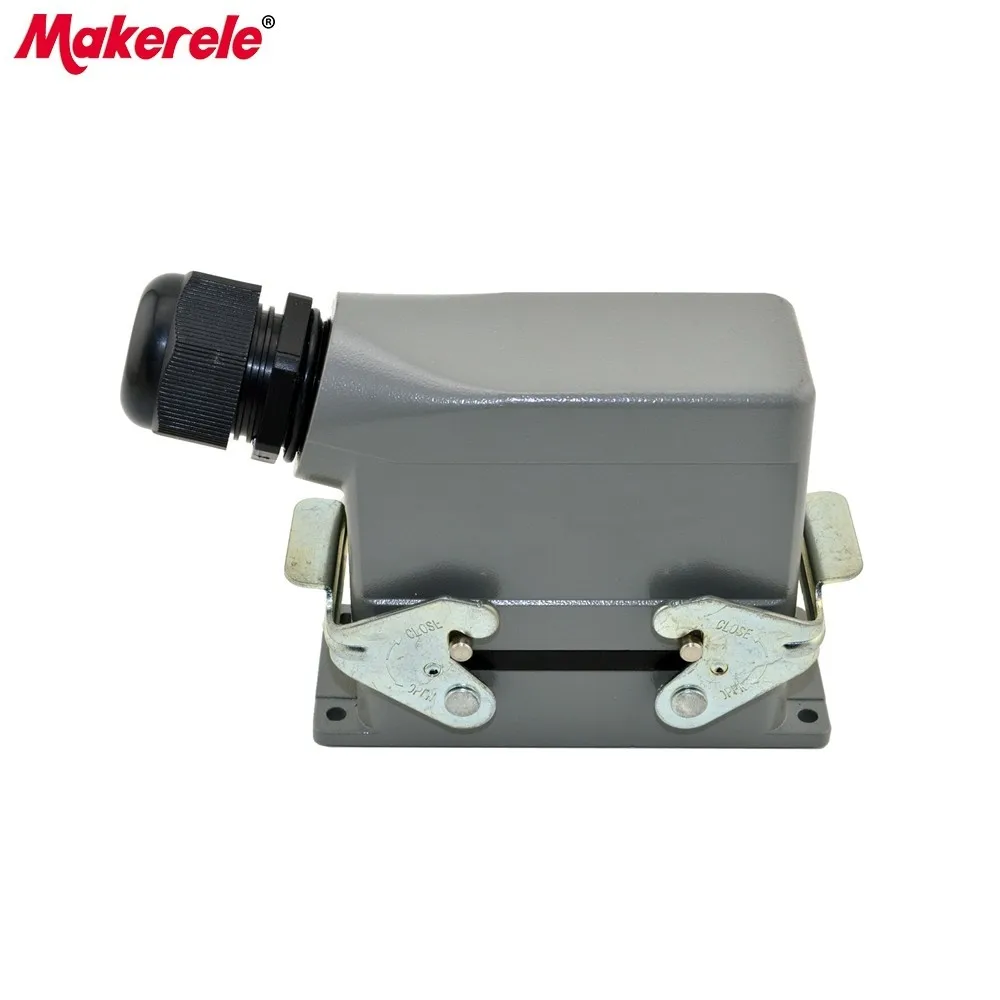 

MK-HE-016-1 UL standard impact resistance side entry 400/500V heavy duty power 16 pin connector used in injection mold machine