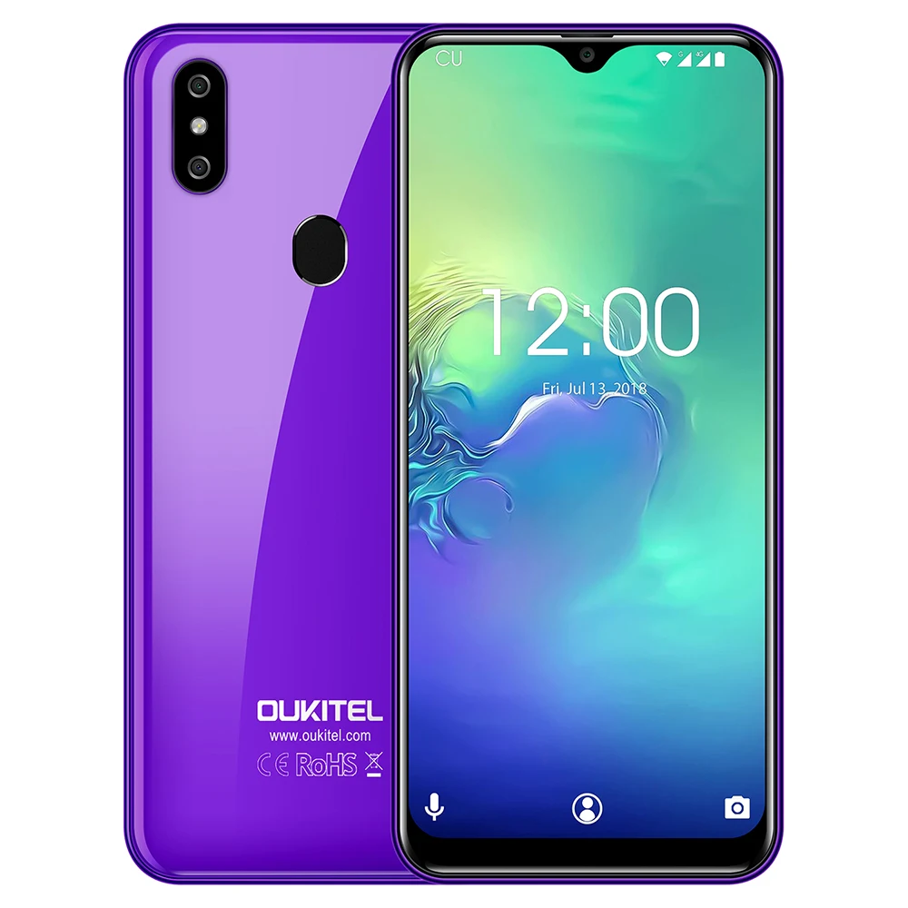 OUKITEL C15 Pro 4G Phablet 6 088 дюймов Android 9 0 MT6761 четырехъядерный 2 ГГц IMG GE8300 Гб ram 16 rom датчик