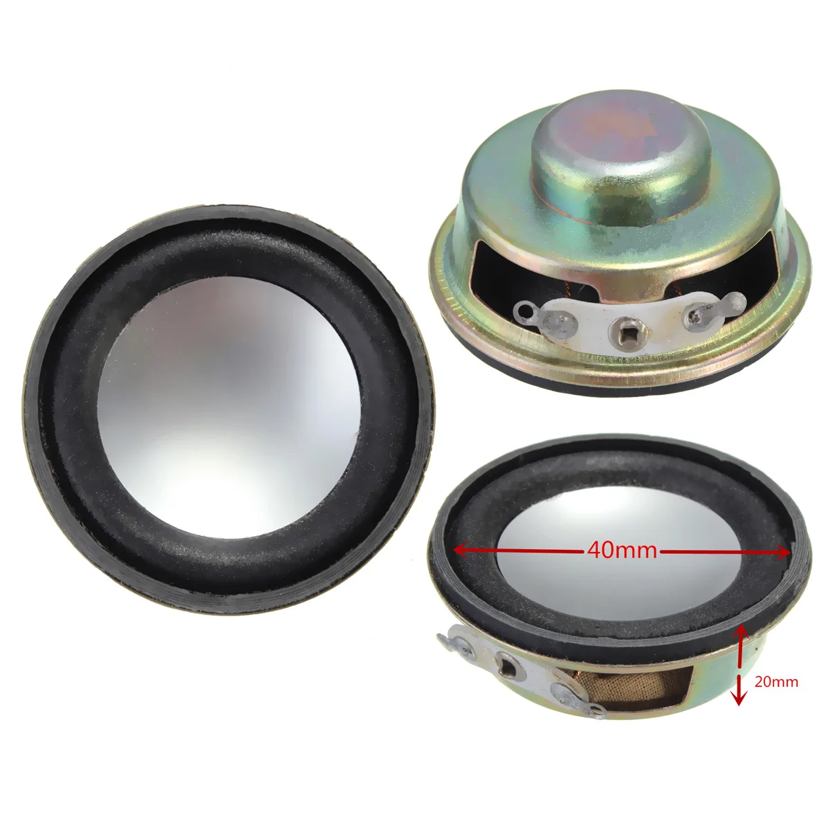 

LEORY 1pc 1.5 inch 40mm 4 3W Full-range Audio Speaker Stereo Woofer Loudspeaker
