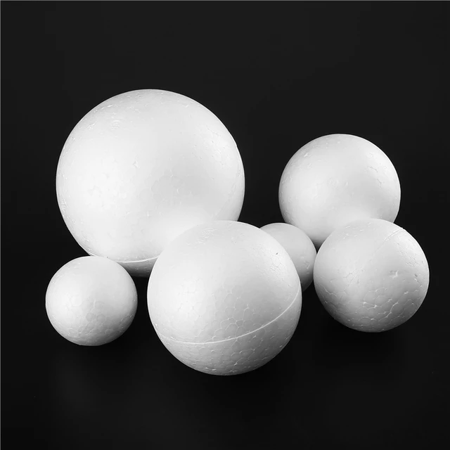 Party Polystyrene Styrofoam Balls Diy Round Foam Ball Wedding Celebration  Decorations Craft Xmas Ball - Christmas Ball Ornaments - AliExpress