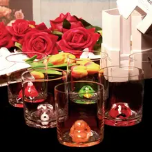 400 мл, стерео, животные, вечерние чашки, подарок, стакан для воды, сока, напитков, лисы, утки, маленькой птицы, медведя, кабанов